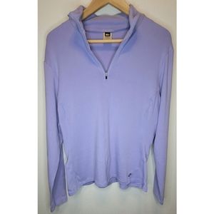 REI 1/4 Zip Long Sleeve Shirt Pullover Base Layer Top - Women's XL